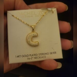 necklace letter C